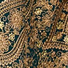 Elegant Rama Green Georgette Saree